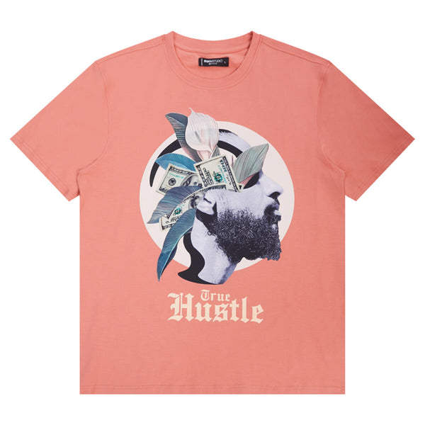 Roku Studio (Salmon Pink 'True Hustle' T-Shirt)