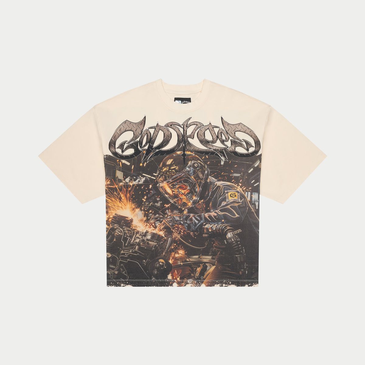 Godspeed Steel Sharpens Steel Tee Bone – VIP Clothing Stores