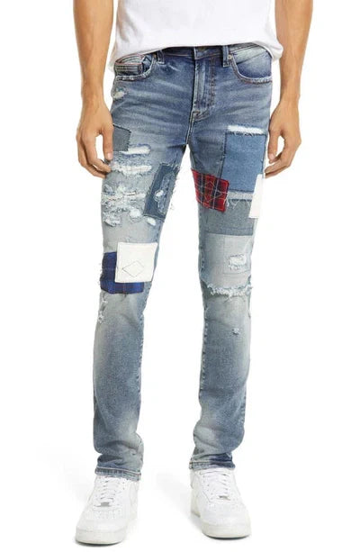 Cult of individuality (blue 7 Year sand super skinny stretch jean)