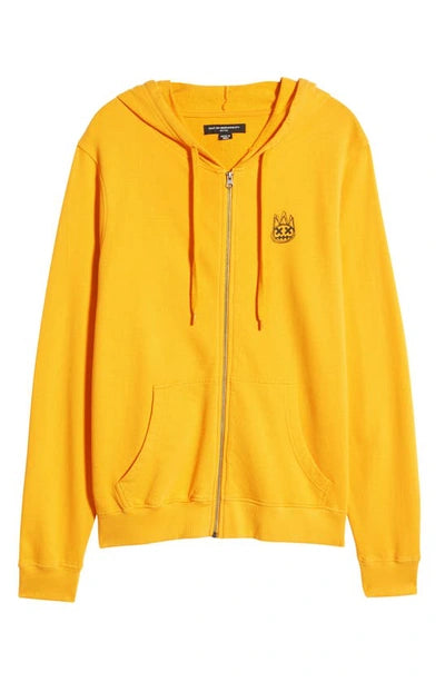 Cult of individuality (gold zip down hoodie)