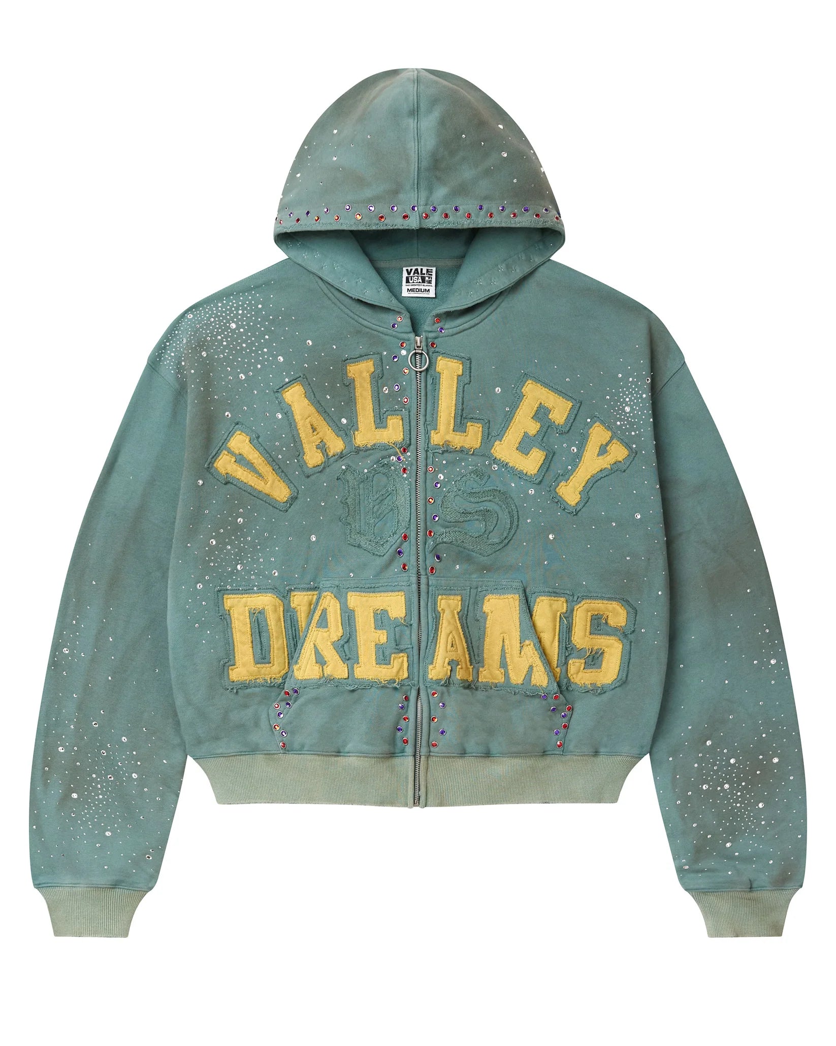 ジャケット・アウター VALE FOREVER GREEN JACKET Buy Vale Forever Forest Sun Jacket 'Distressed Green' - VALE 12