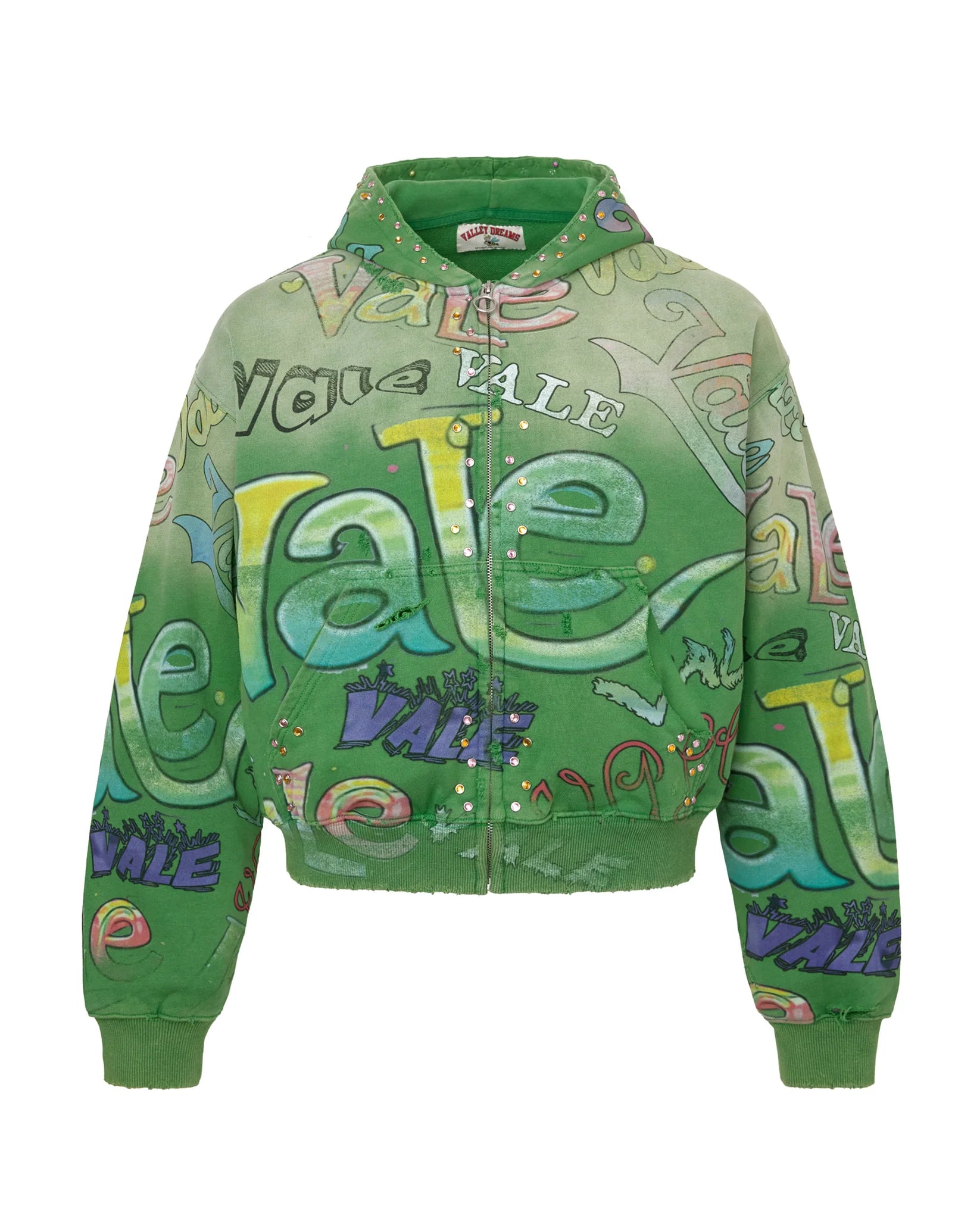 Vale Forever Spearmint Zip Up Hoodie Green – VIP Clothing Stores