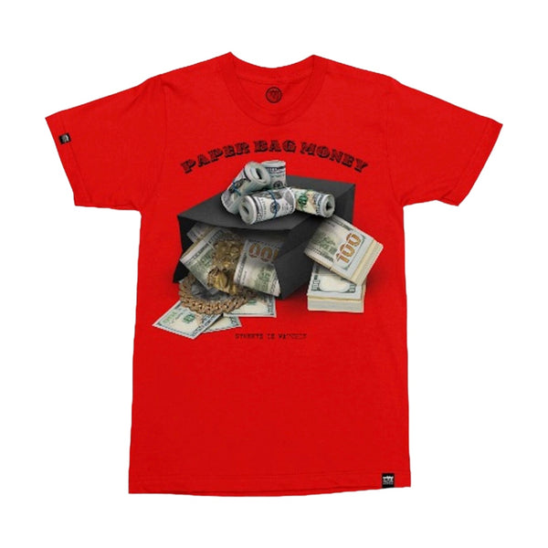 Streetz Iz Watchin (Red "Paper bag money" T-Shirt)