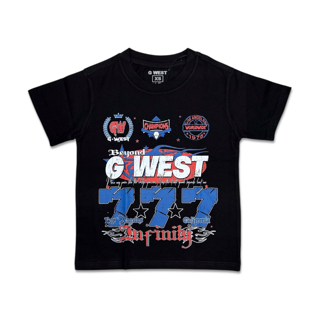G West Kids beyond tee - Black/Red/Royal Blue (GWPBASTY9263) – VIP