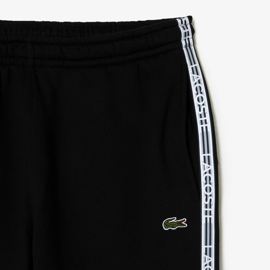 Lacoste Black Logo Stripe Jogger