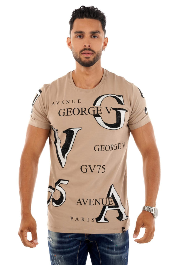 Avenue George (tan Gv t-shirt)