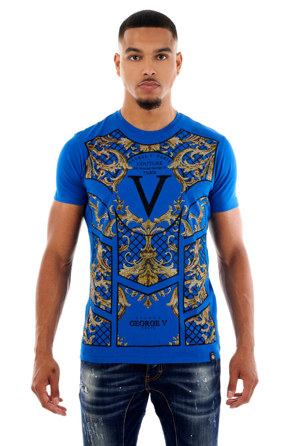 Aveune george (royal blue gv baroque t-shirt)