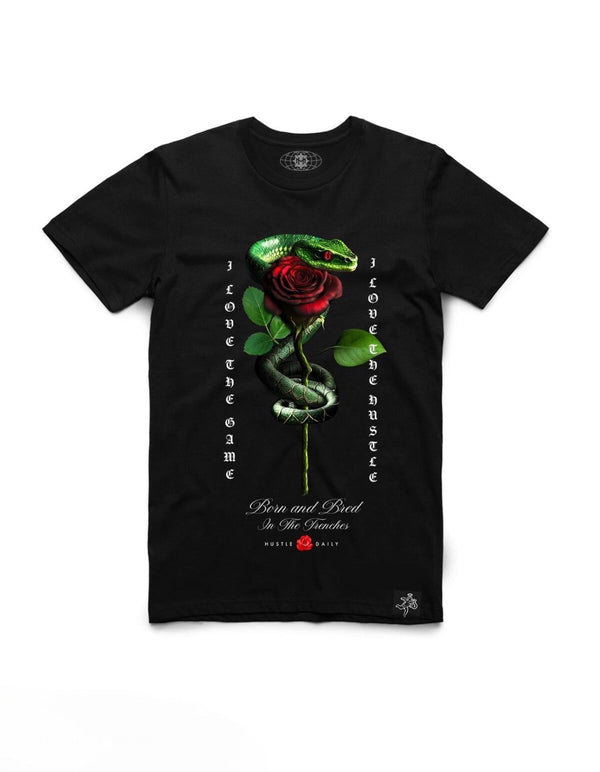 Hasta muerte (black serpent rose t-shirt)