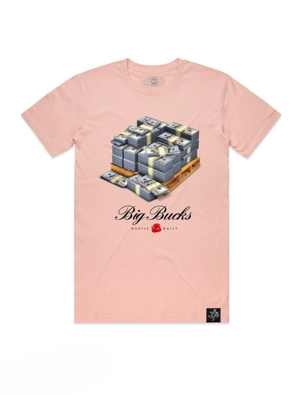 Hasta muerte (pale pink big bucks t-shirt)
