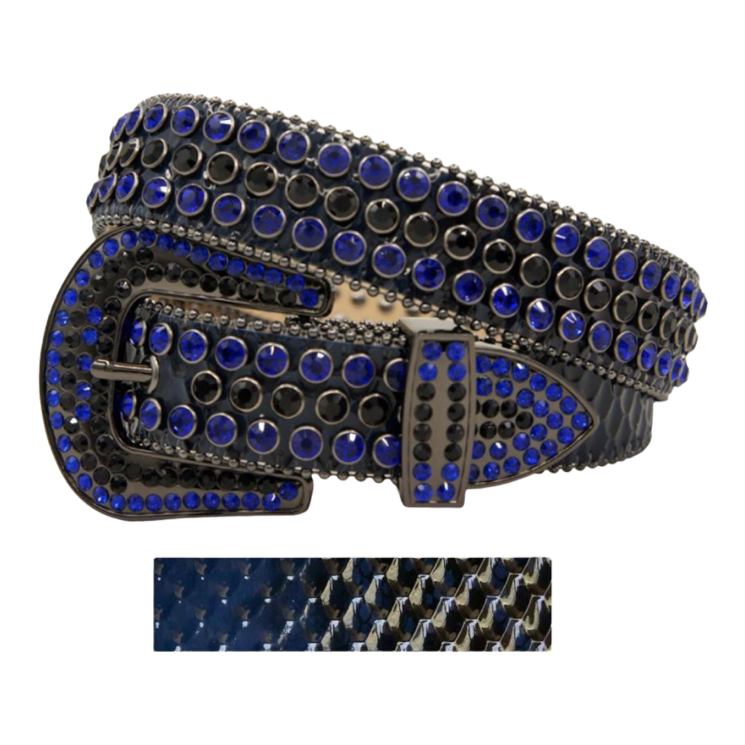 Mens Belts Dna Bb Simon Belt Dna Premium Men's Belt Black/royal