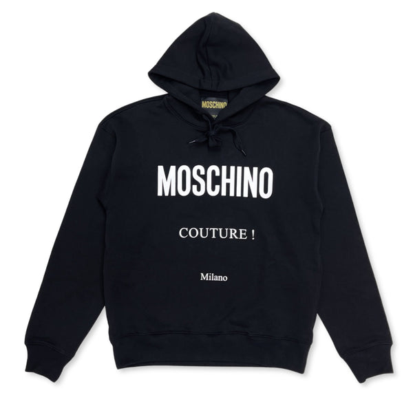Moschino (black cotton sweatshirts moschino couture hoodie)