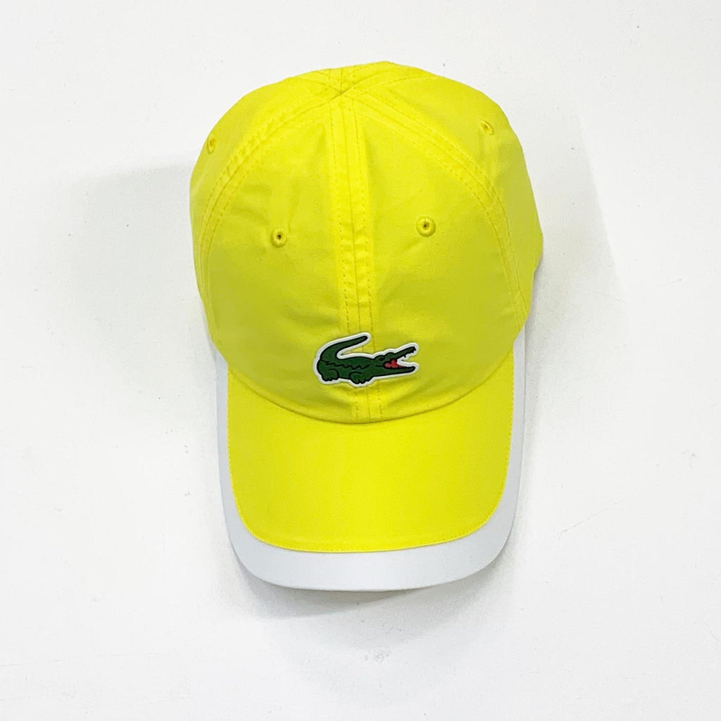 men's yellow/white croc gabardine cap – Vip Clothing