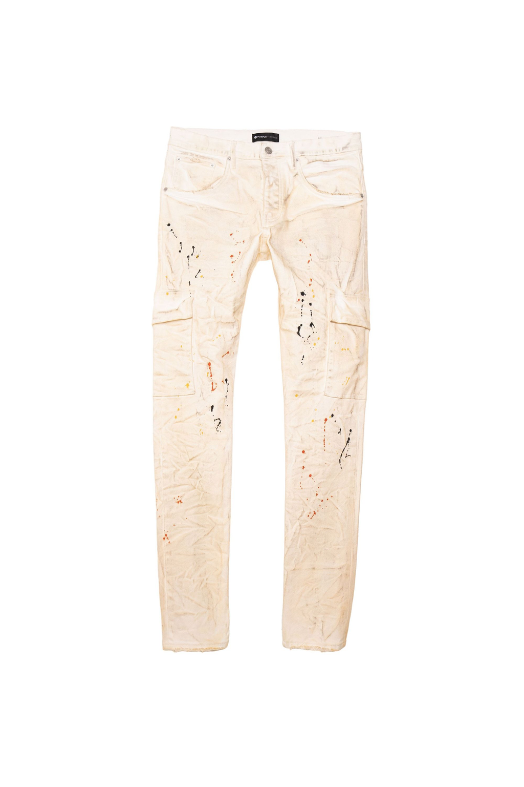 purple brand (black dirty vintage white paint jean)