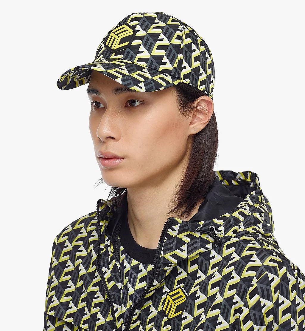 Mcm Monogram Printed Bandana Cap