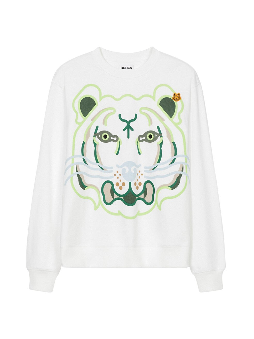 Kenzo (white k-tiger oversized sweatshirt) – VIP Clothing Stores