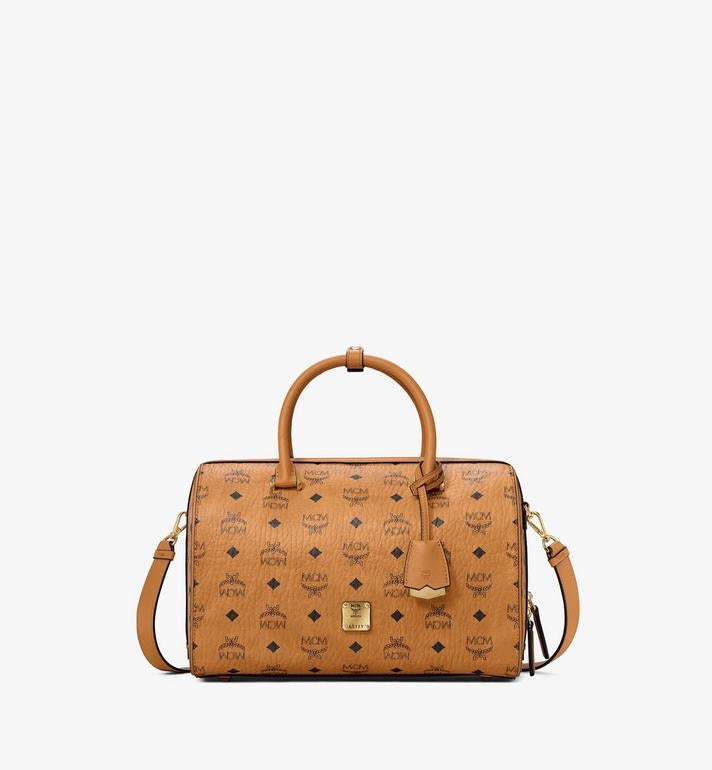 MCM Visetos Boston Bag ヴィンテージ　ボストン　バック MCM (cognac small Essential Boston Bag in Visetos Original) – VIP