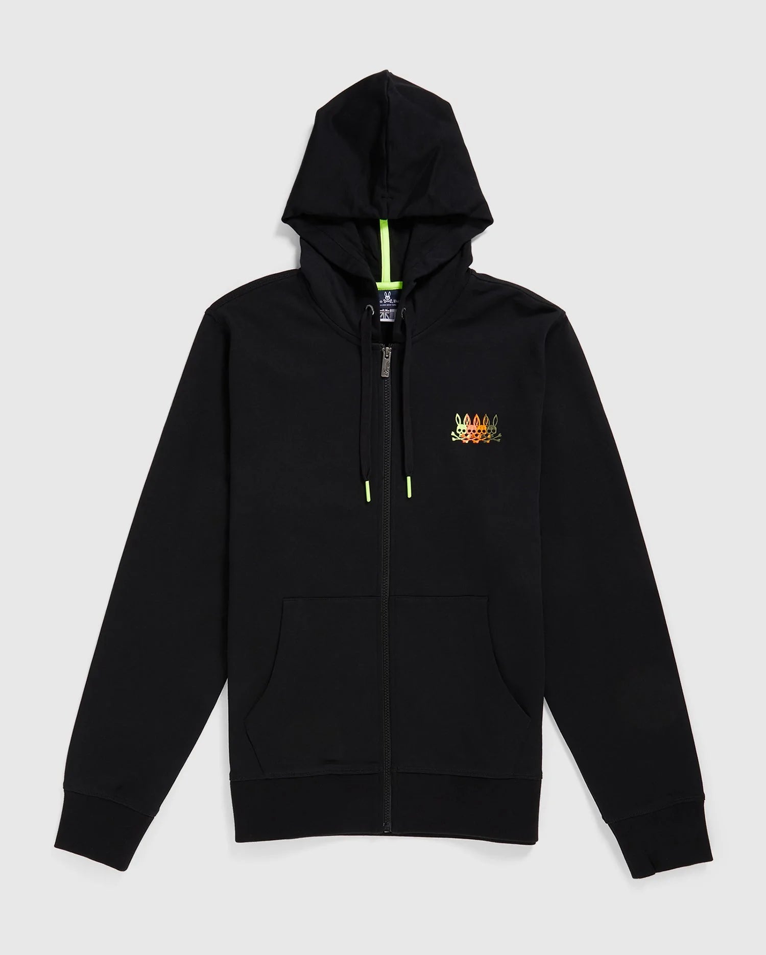 Psycho bunny (black lafayette men's terry zip hoodie) – VIP Psycho bunny (black lafayette men's terry zip hoodie) – VIP