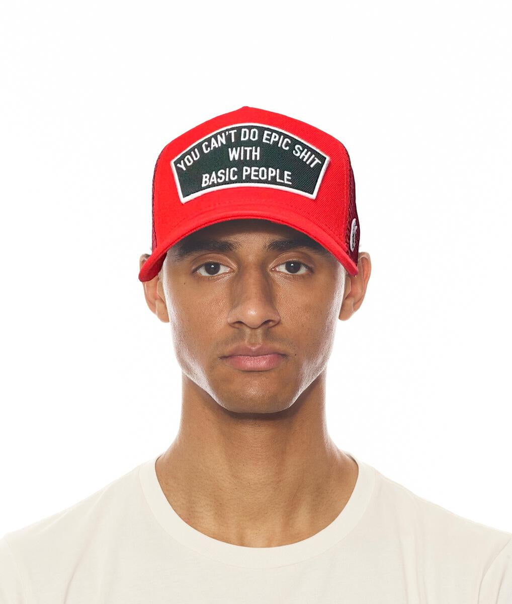 Cult Of Individuality Epic Sh*T Trucker Hat Red