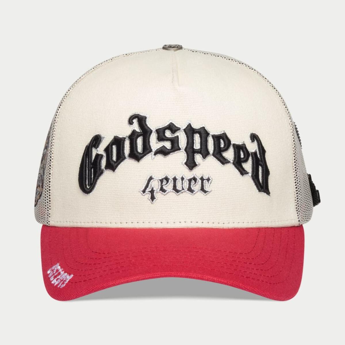 Godspeed Gs Forever Trucker Hat Bone/Red