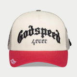 Godspeed Gs Forever Trucker Hat White/Red