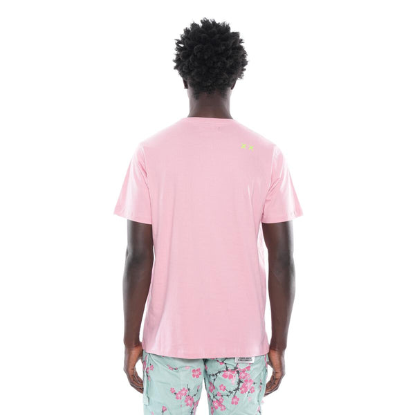 cult of individuality (candy pink 3d clean shimuchan logo short sleeve)