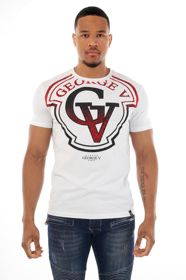 Avenue George (White/Red "GV' T-Shirt)
