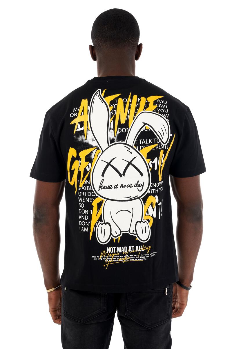 Avenue George (Black/Yellow "Not mad at all" T-Shirt)