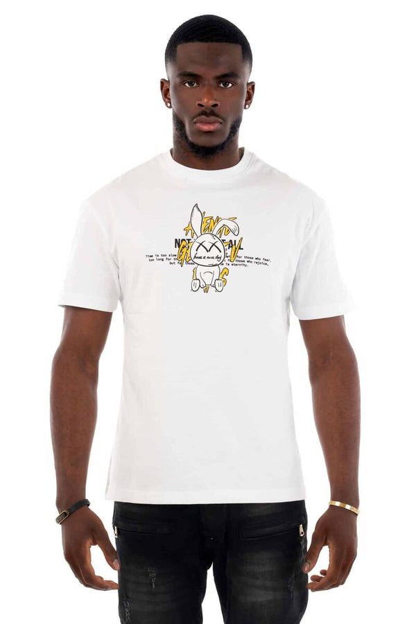 Avenue George (White/Yellow "Not mad at all" T-Shirt)