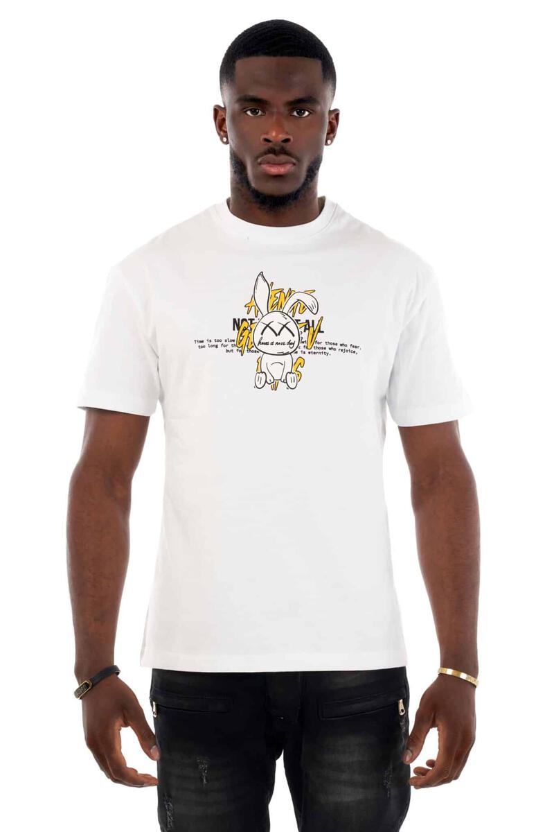 Avenue George (White/Yellow "Not mad at all" T-Shirt)