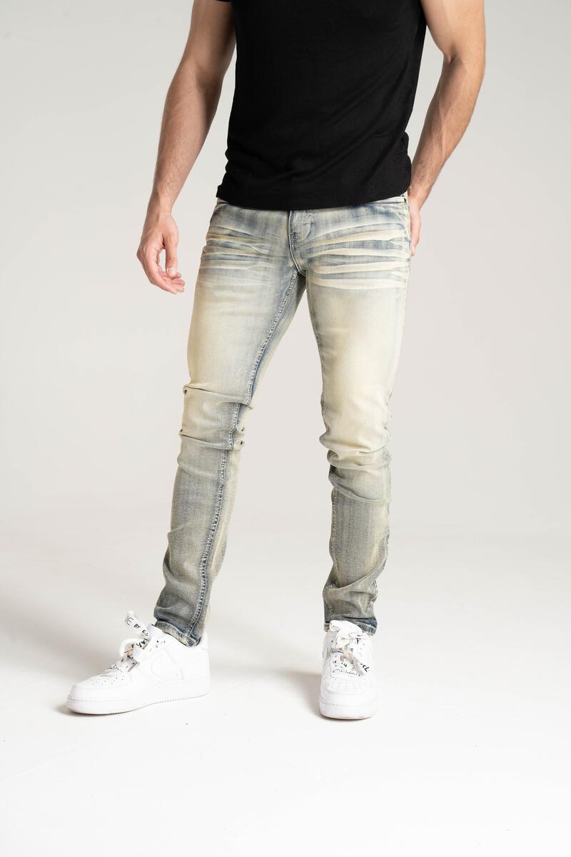 Spark Basic Stretch Jeans Rustic Blue