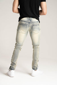 Spark Basic Stretch Jeans Rustic Blue