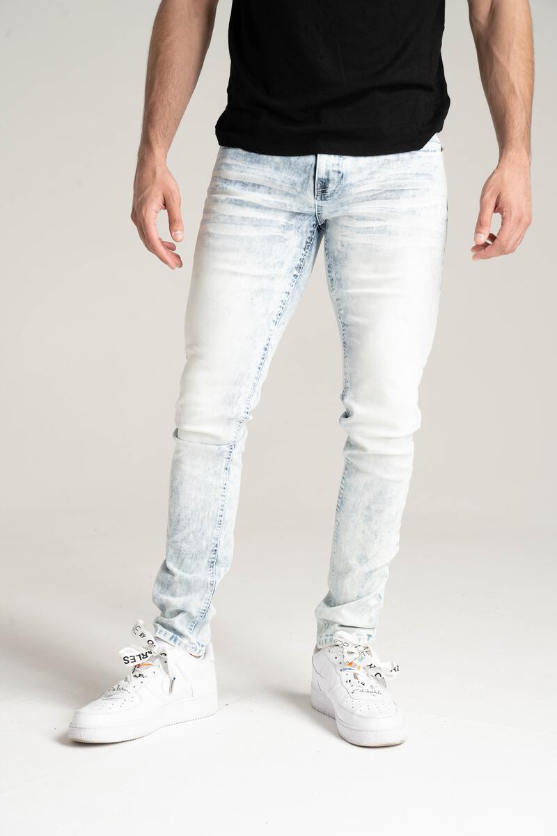 Spark Basic Stretch Jeans Bleach Blue