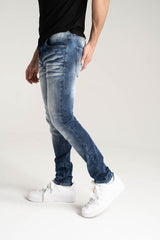 Spark Basic Stretch Jeans Mid Sand Blast