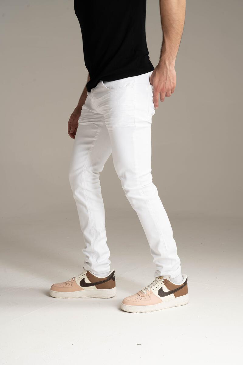 Solutus premium stretch jeans white