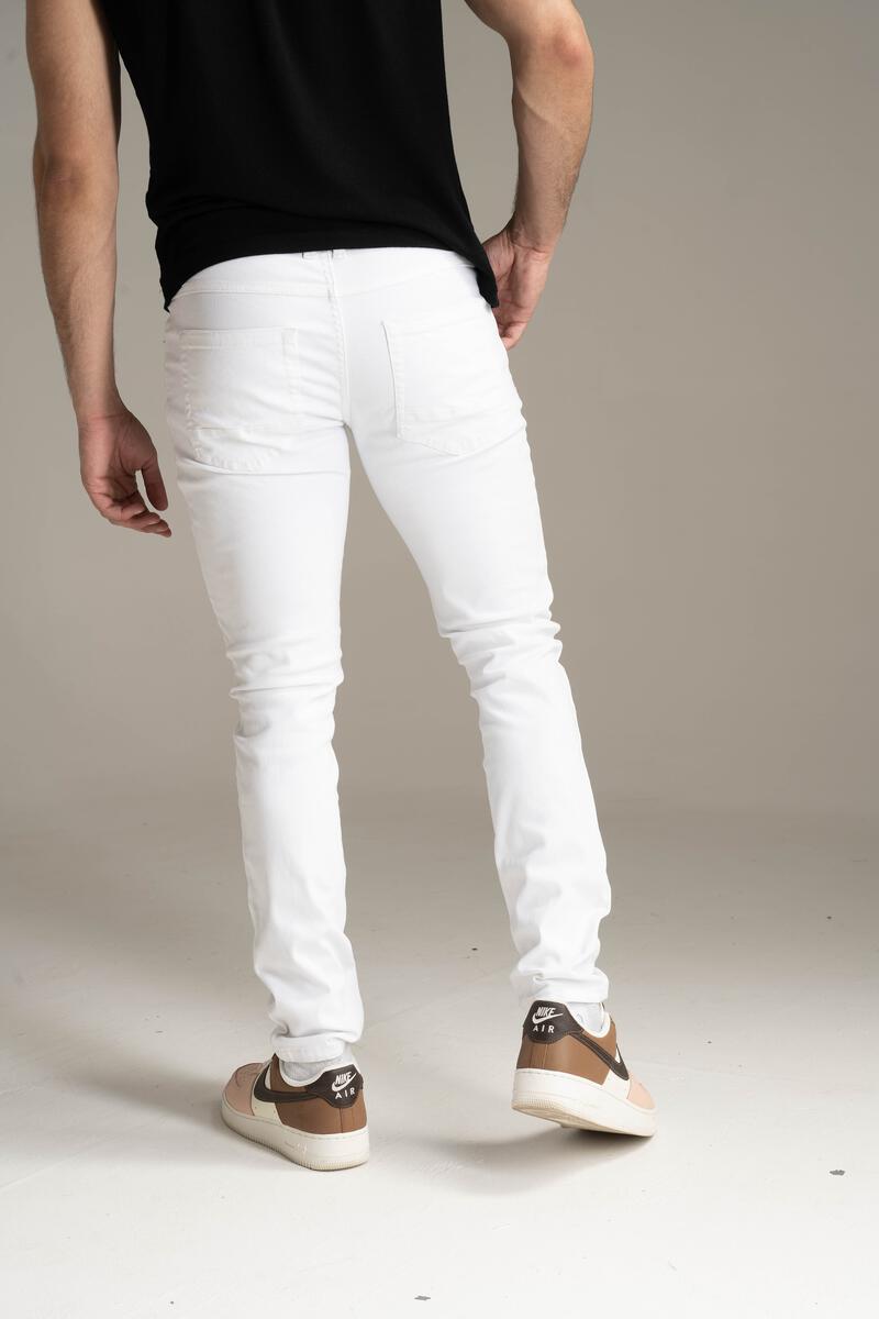 Solutus premium stretch jeans white
