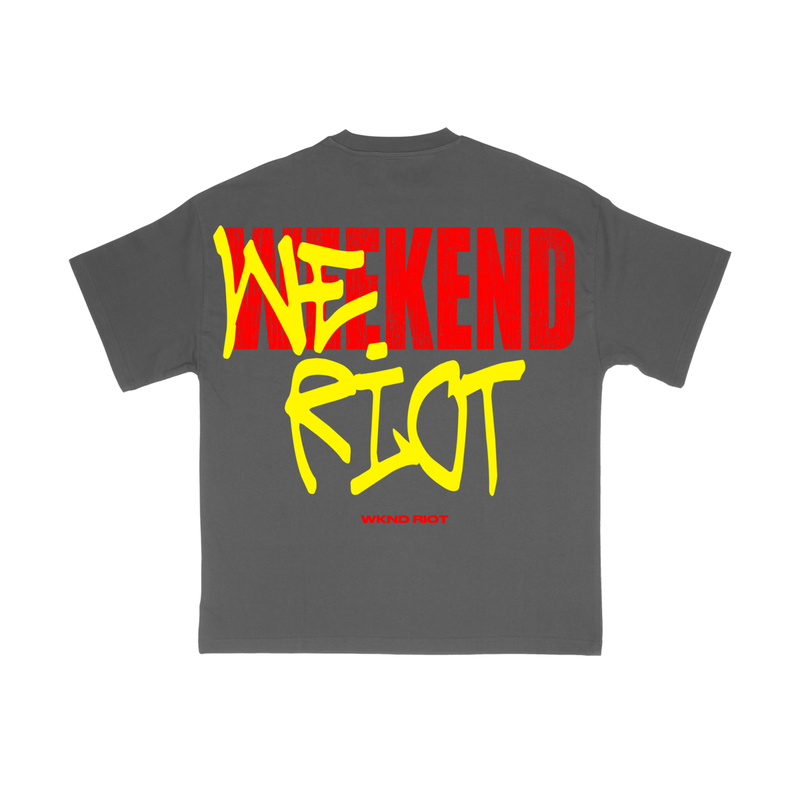 Wknd Riot (Vintage "Triple Skull" Crewneck T-Shirt)