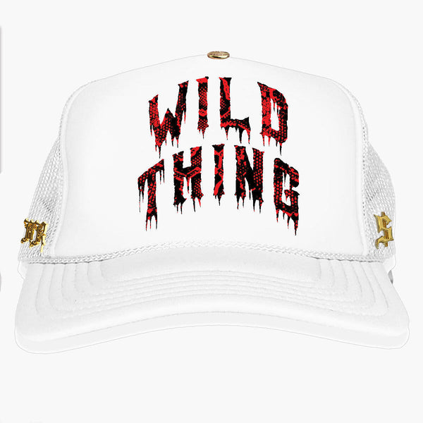 November riene (white /red "wild thing hat)