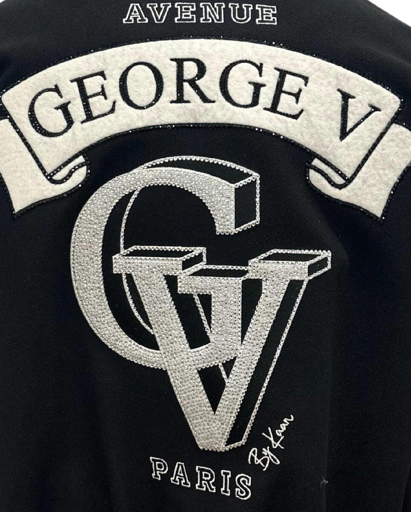 Avenue George (Black 'Gv Signature' Varsity jacket)