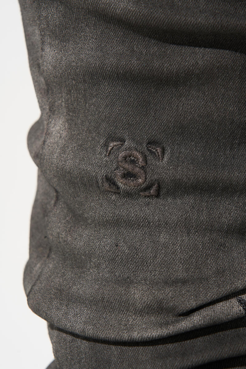 Serenede STEAM Jeans Grey Wax-Coated