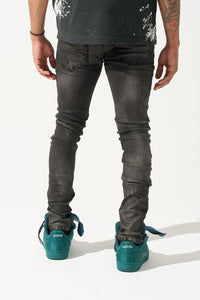 Serenede STEAM Jeans Grey Wax-Coated
