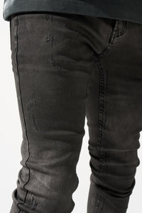 Serenede STEAM Jeans Grey Wax-Coated