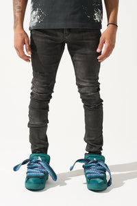 Serenede STEAM Jeans Grey Wax-Coated