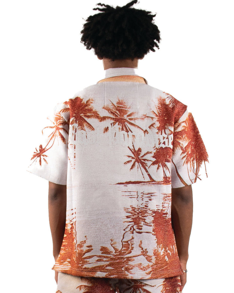 Majestik (Beige "Lost Paradise" Tapestry Shirt)