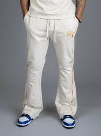 Si tu veux (Heather Oatmeal riviera flare jogging set)