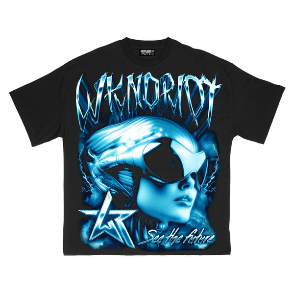 Wknd Riot (Black "See the future" T-Shirt)