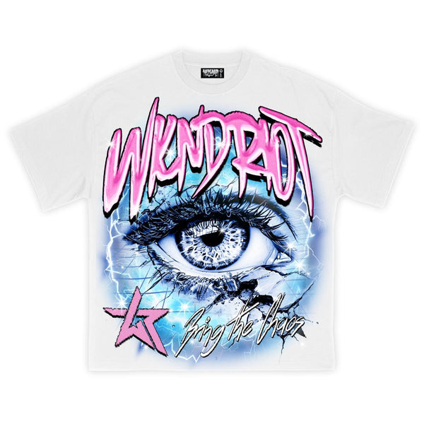 Wknd Riot (White "Glass Eye" T-Shirt)