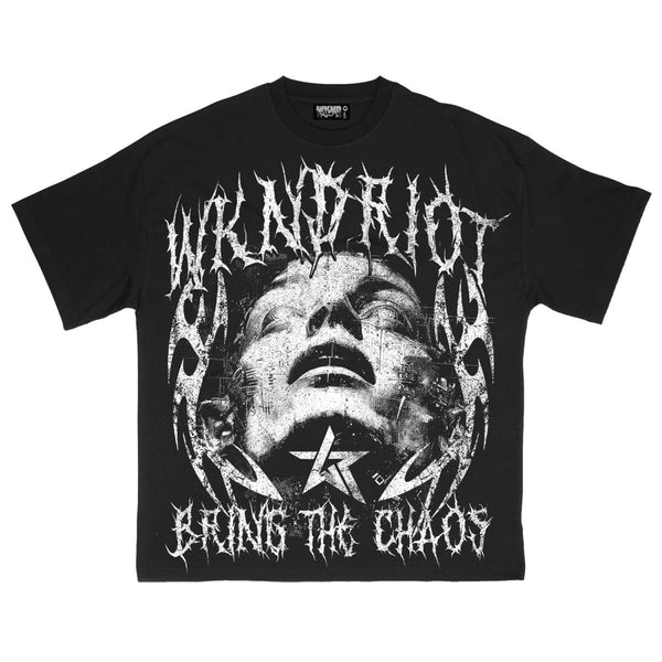 Wknd Riot (Black "Chaos Head" T-Shirt)