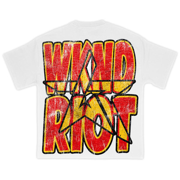 Wknd Riot (White "Riot Till The End" T-Shirt)