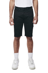 Smoke Rise 12" Slim Essential Jean Shorts – Jet Black