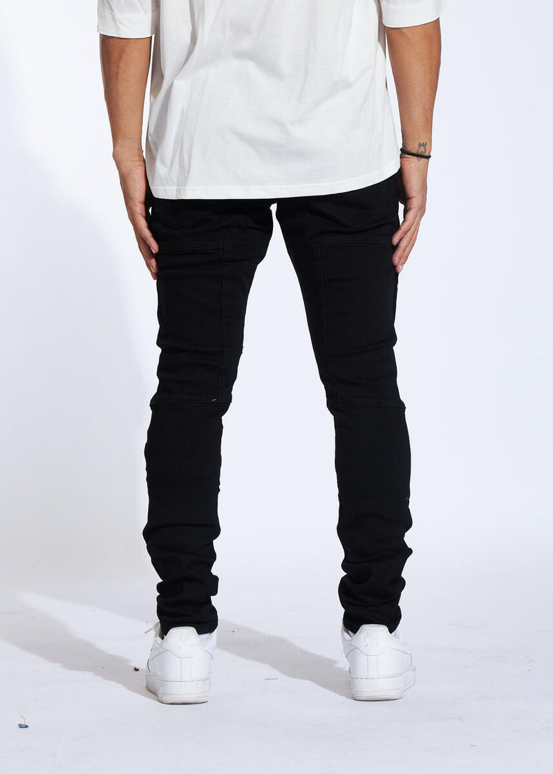 CRYSP Denim Kurt Distressed Jeans – Jet Black-103